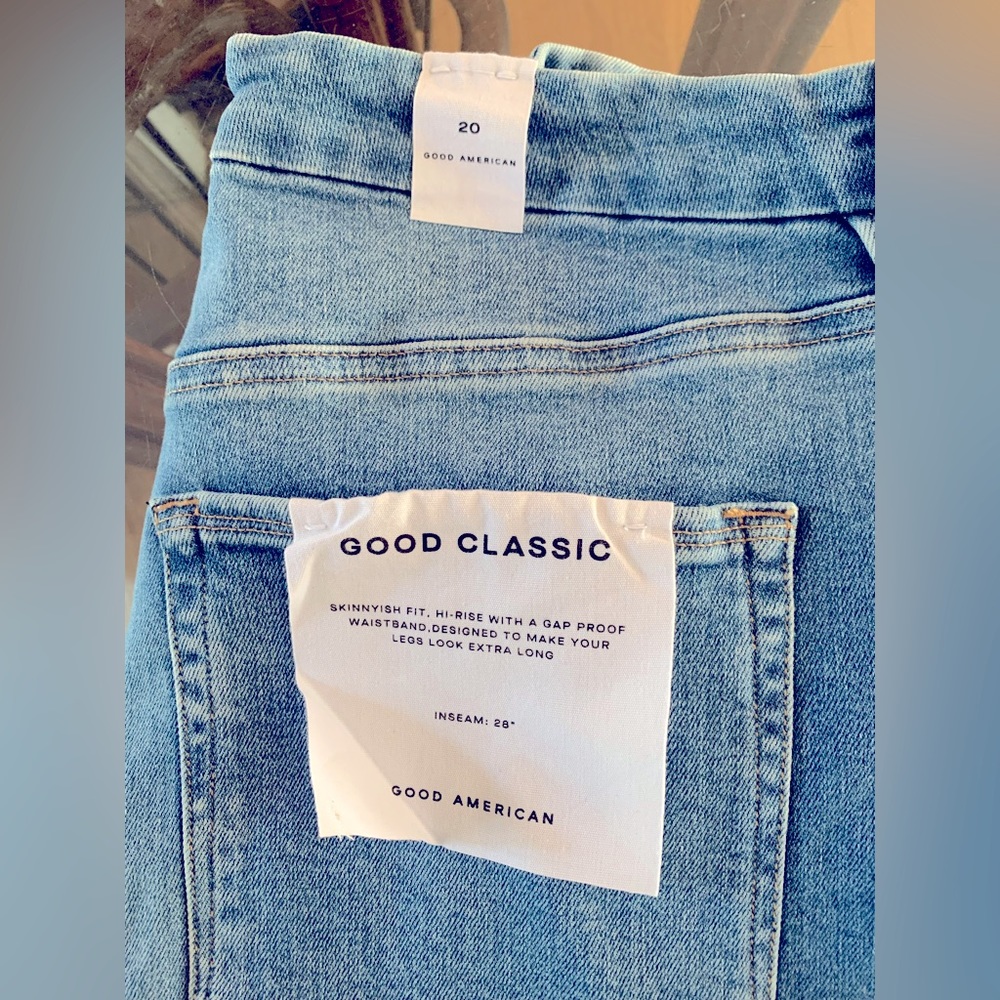 NWT Good American ‘Good Classic’ Jeans size 20 Women’s
